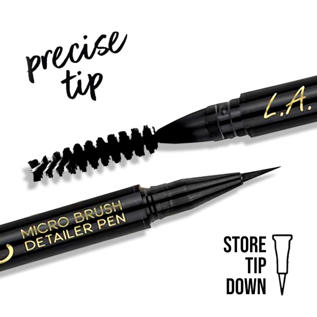 L.A. Girl Brow Ink Micro Brush Detailer Pen-Soft Brown