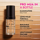 L.A. Girl Bronze pro Coverage Illuminating Foundation