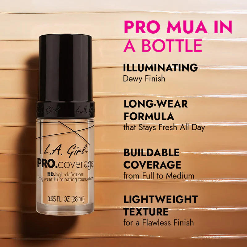 L.A. Girl Bronze pro Coverage Illuminating Foundation
