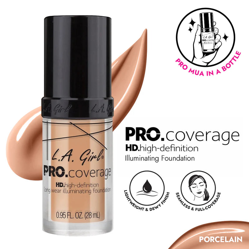 L.A. Girl Porcelain pro Coverage Illuminating Foundation