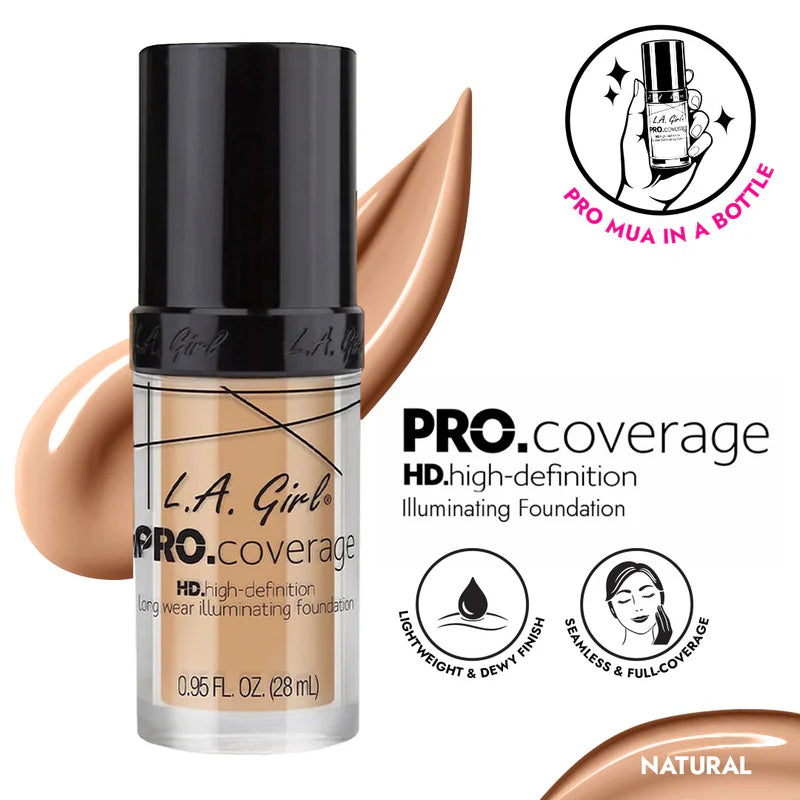 L.A. Girl Natural pro Coverage Illuminating Foundation