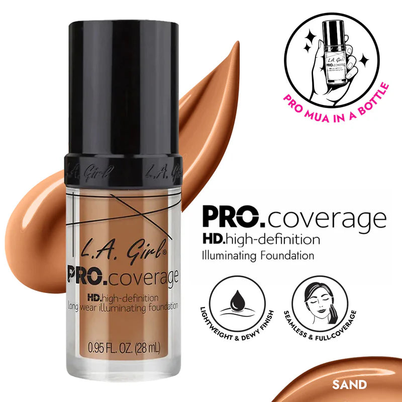 L.A. Girl Sand pro Coverage Illuminating Foundation