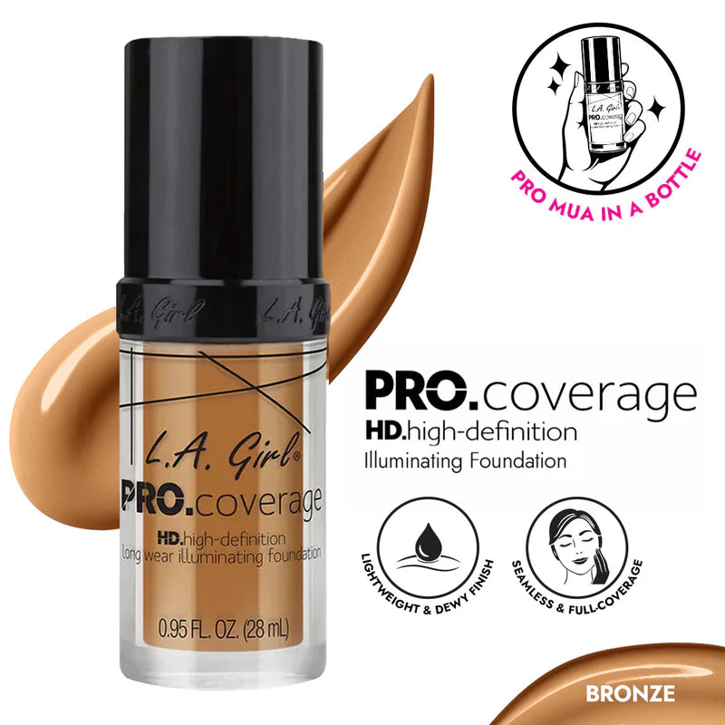 L.A. Girl Bronze pro Coverage Illuminating Foundation