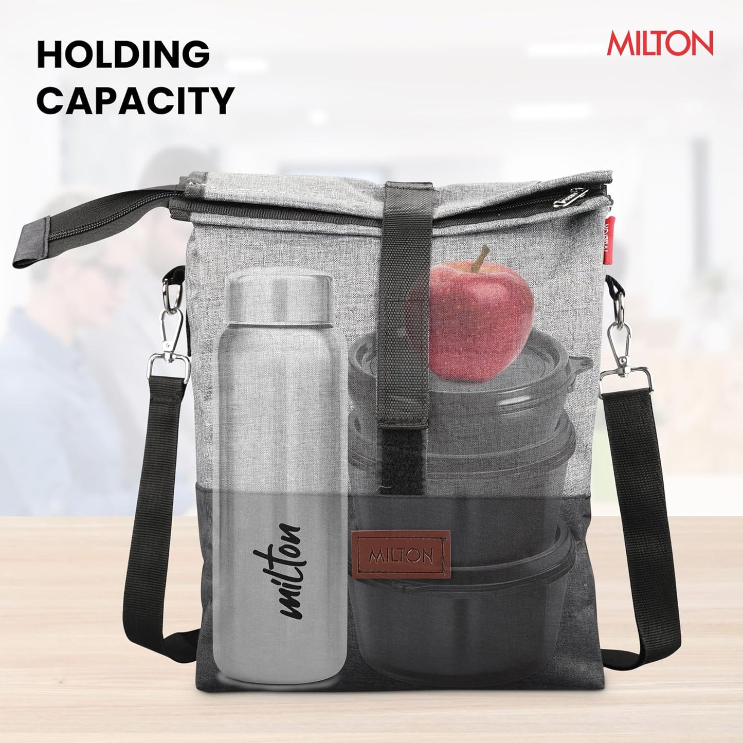 Milton Flex Lunch Bag Grey