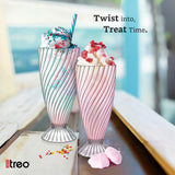 Milton Swirl Sundae Bowl 6pcs set