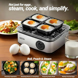 Milton 2-In-1 Egg Boiler & Poacher 500W