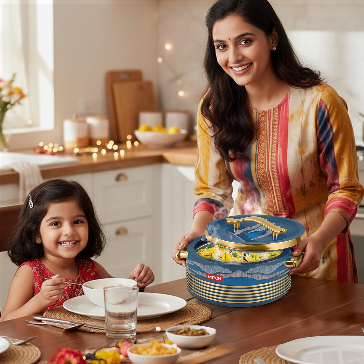 Milton Insignia Casserole Persian Blue Jr Set of 3 - 400ML/ 750ML/ 1250ML