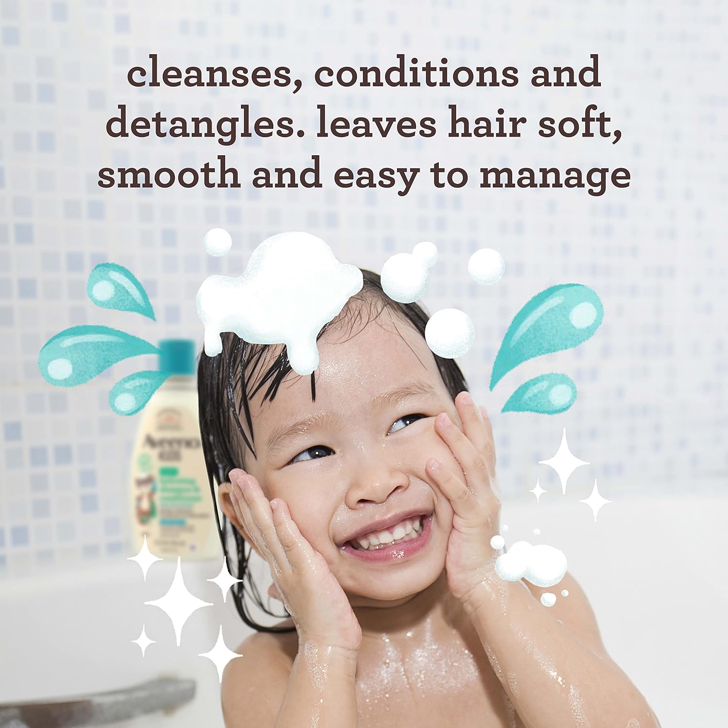 Aveeno Baby Kids 2-In-1 Hydrating Shampoo & Conditioner - 354ML