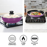 Milton Kitchen Jewel Plus Cookware Set  Purple 5 Pcs