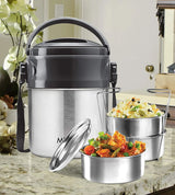 Milton Legend Insulated Tiffin Box Silver 260ML