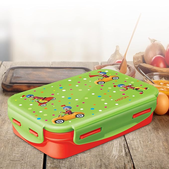Milton Steely Deluxe Mini Insulated Lunchbox Red 400ML