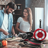 Milton Kitchen Pride Cookware Maroon Set of 5