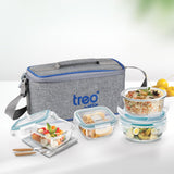 Milton All Fresh Borosilicate Omni Tiffin Grey