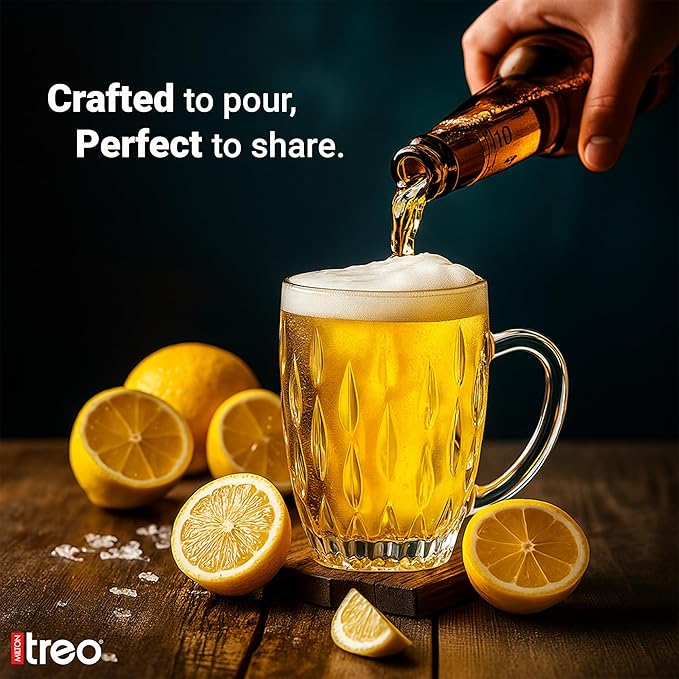 Milton Lennox Beer Mug 2pcs set 400ml