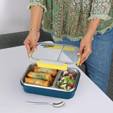 Milton Fun Feast Lunch Box 2 compartments Blue