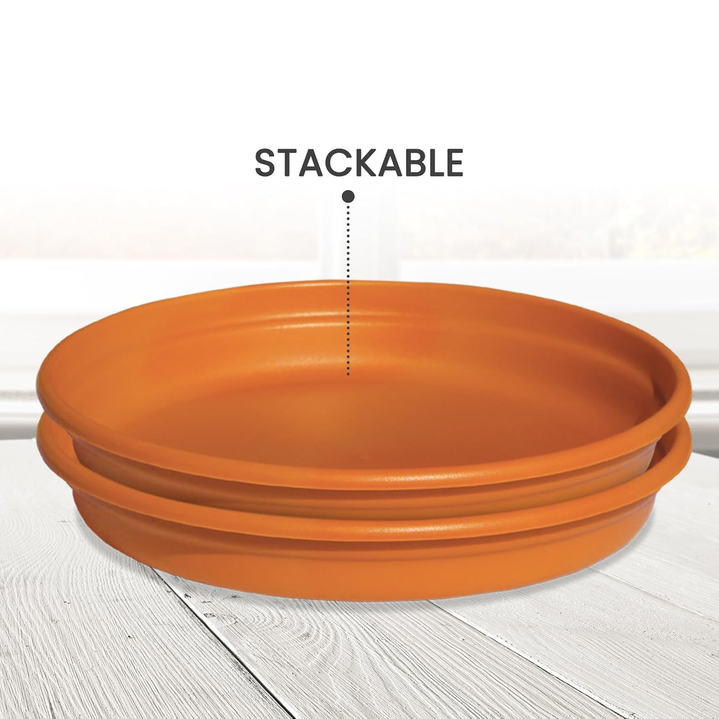 Milton Blossom Mate Tray 3 Terracotta Brown