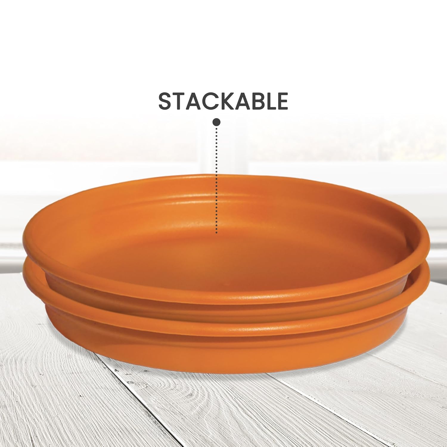 Milton Blossom Mate Tray 3 Terracotta Brown