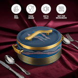 Milton Insignia Casserole Persian Blue Jr Set of 3 - 400ML/ 750ML/ 1250ML