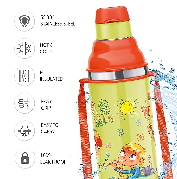 Milton Kool Stunner Kids Water Bottle Sea Green 400ML