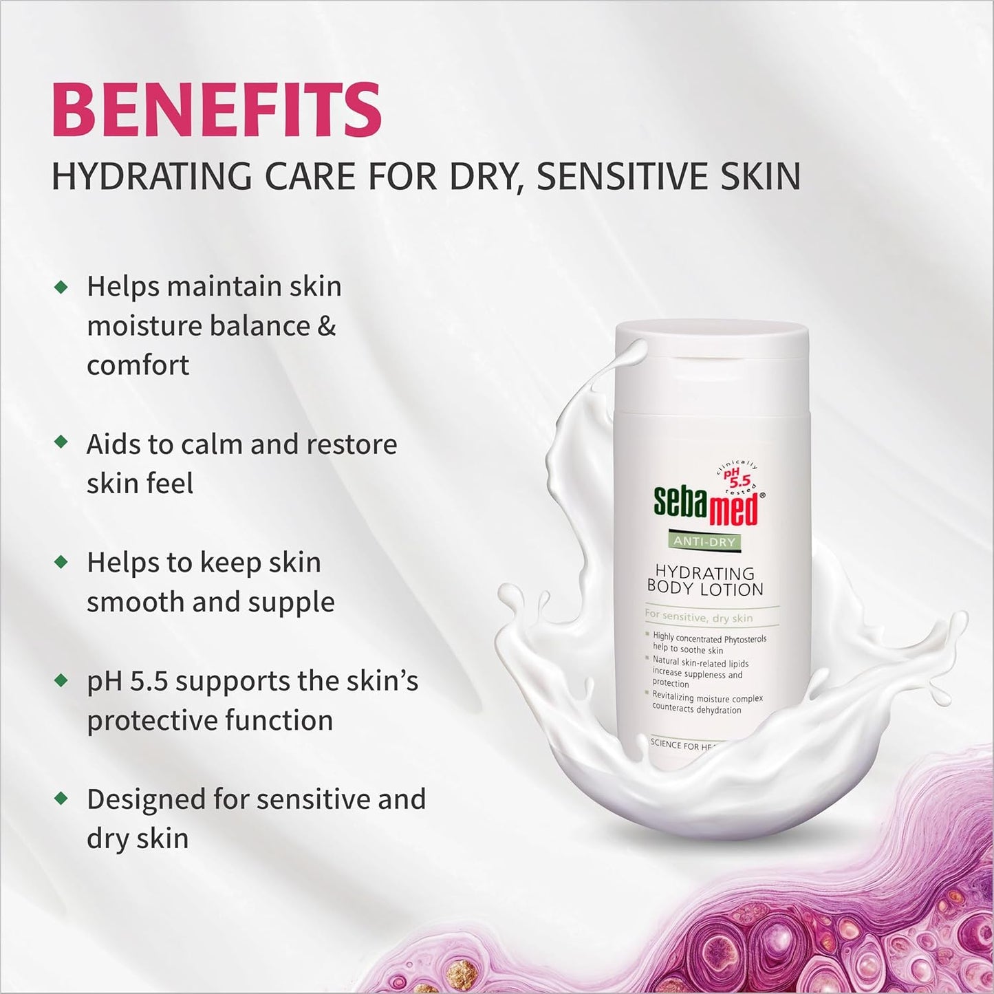 SebaMed Anti-Dry Hydrating Body Lotion, 200ML