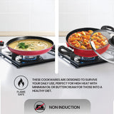 Milton Kitchen Pride Cookware Maroon Set of 5