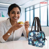 Milton Floral Lunch Bag Blue