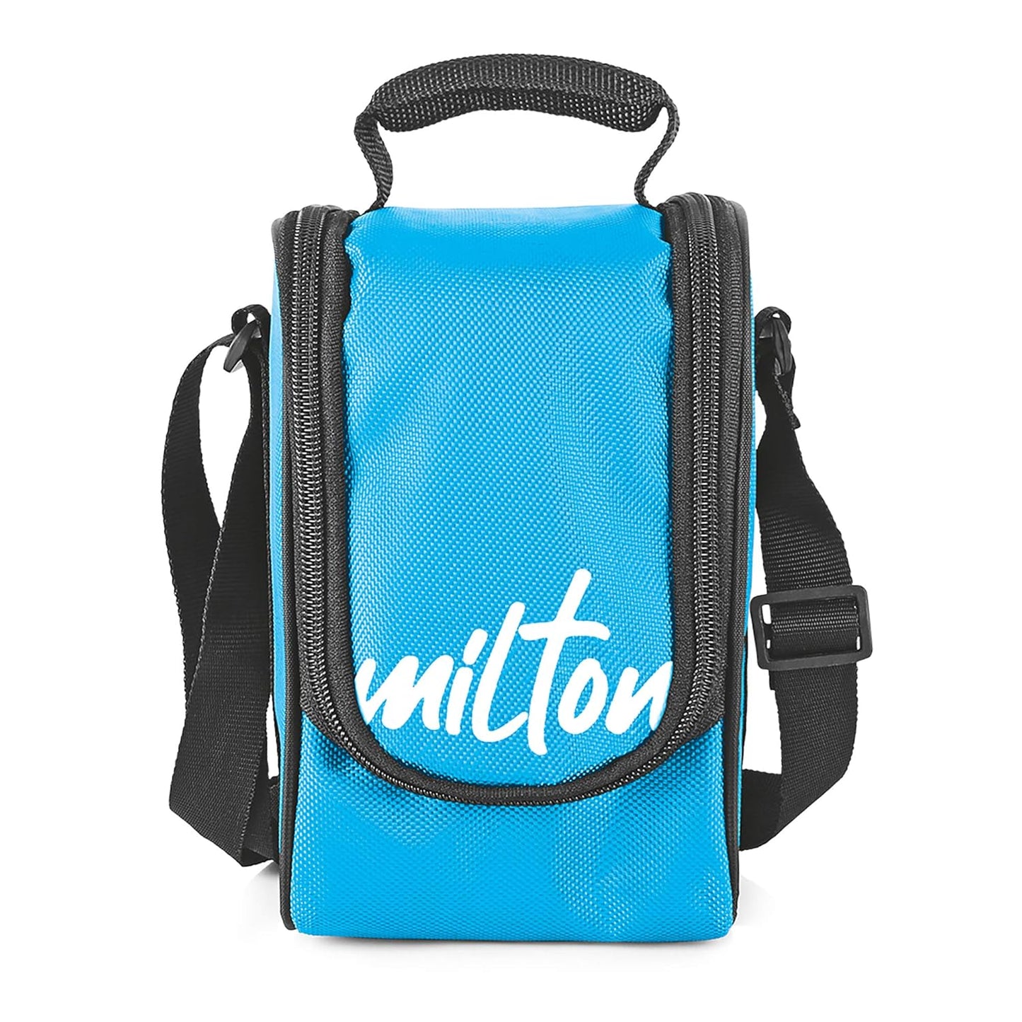 Milton Tasty Lunch Steel Tiffin Box Cyan 4pcs set