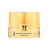 IRIS Mango Sorbet Fragranced Pillar Candles 120gm