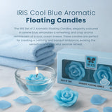 IRIS Cool Blue Aromatic Floating Candles 40GM