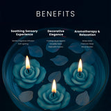 IRIS Cool Blue Aromatic Floating Candles 40GM