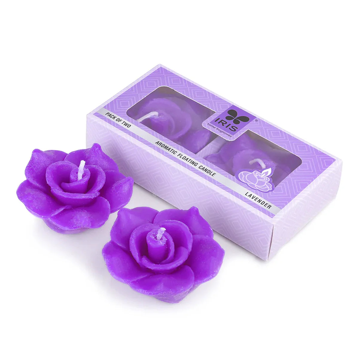 IRIS Lavender Aromatic Floating Candles 40GM