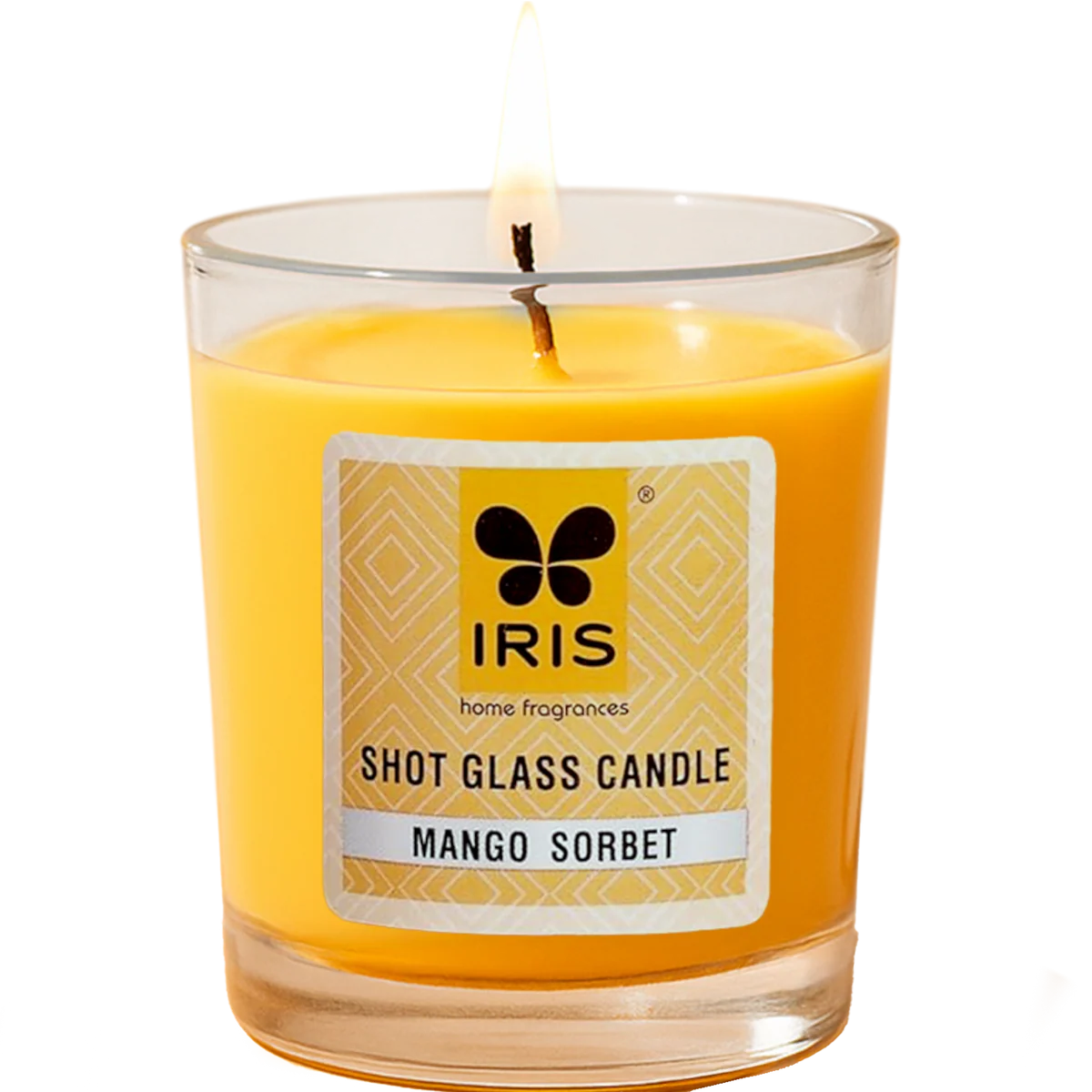 IRIS Shot Glass Candle - Mango Sorbet 40gm
