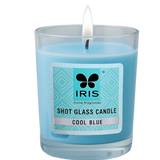 IRIS Shot Glass Candle - Cool Blue 40gm
