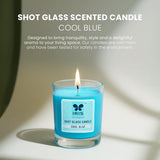 IRIS Shot Glass Candle - Cool Blue 40gm