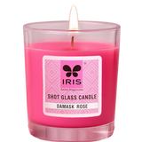 IRIS Shot Glass Candle - Damask Rose 40gm