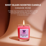 IRIS Shot Glass Candle - Damask Rose 40gm