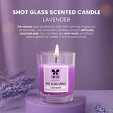 IRIS Shot Glass Scented Candle - Lavender 40gm
