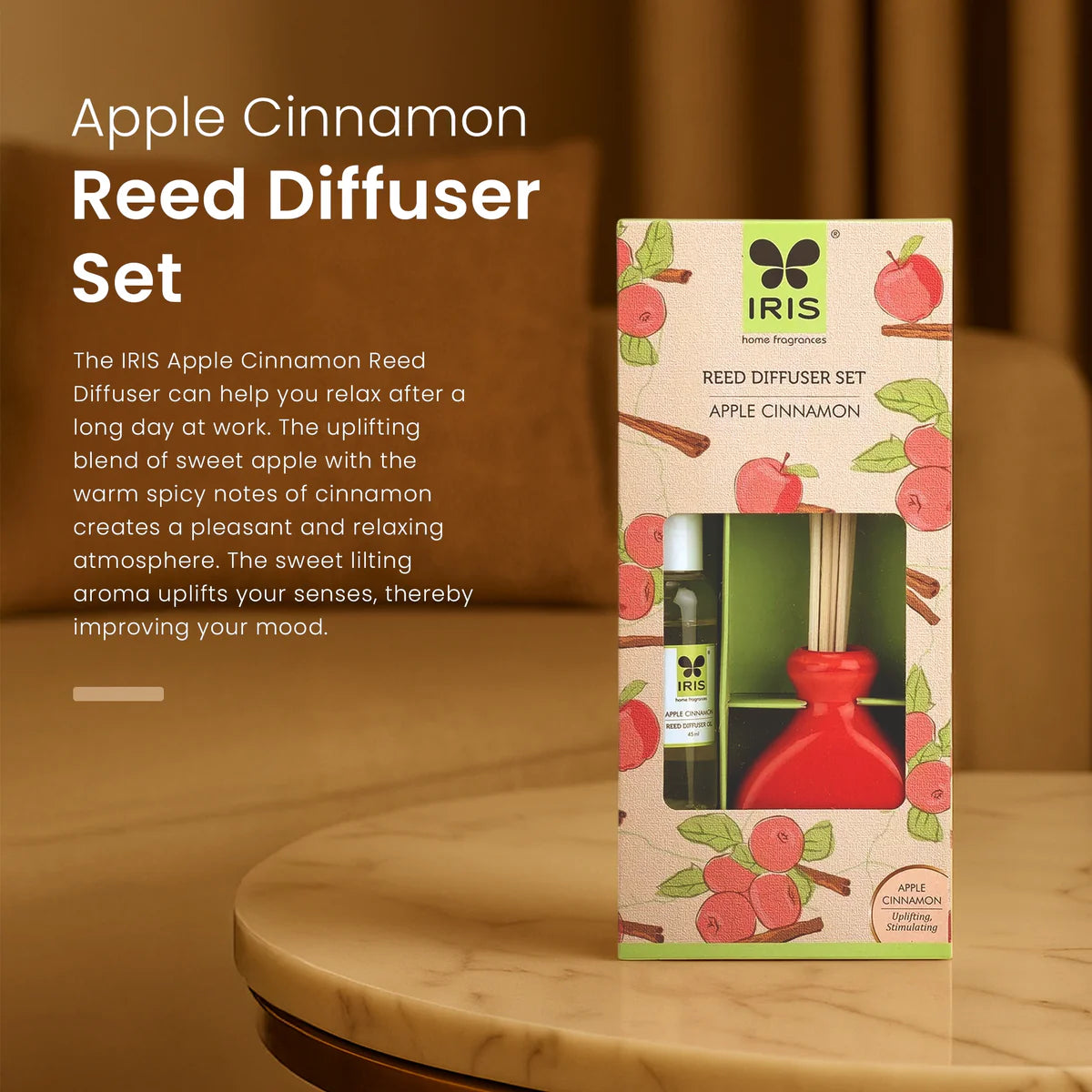 IRIS Apple Cinnamon Reed Diffuser 45ml