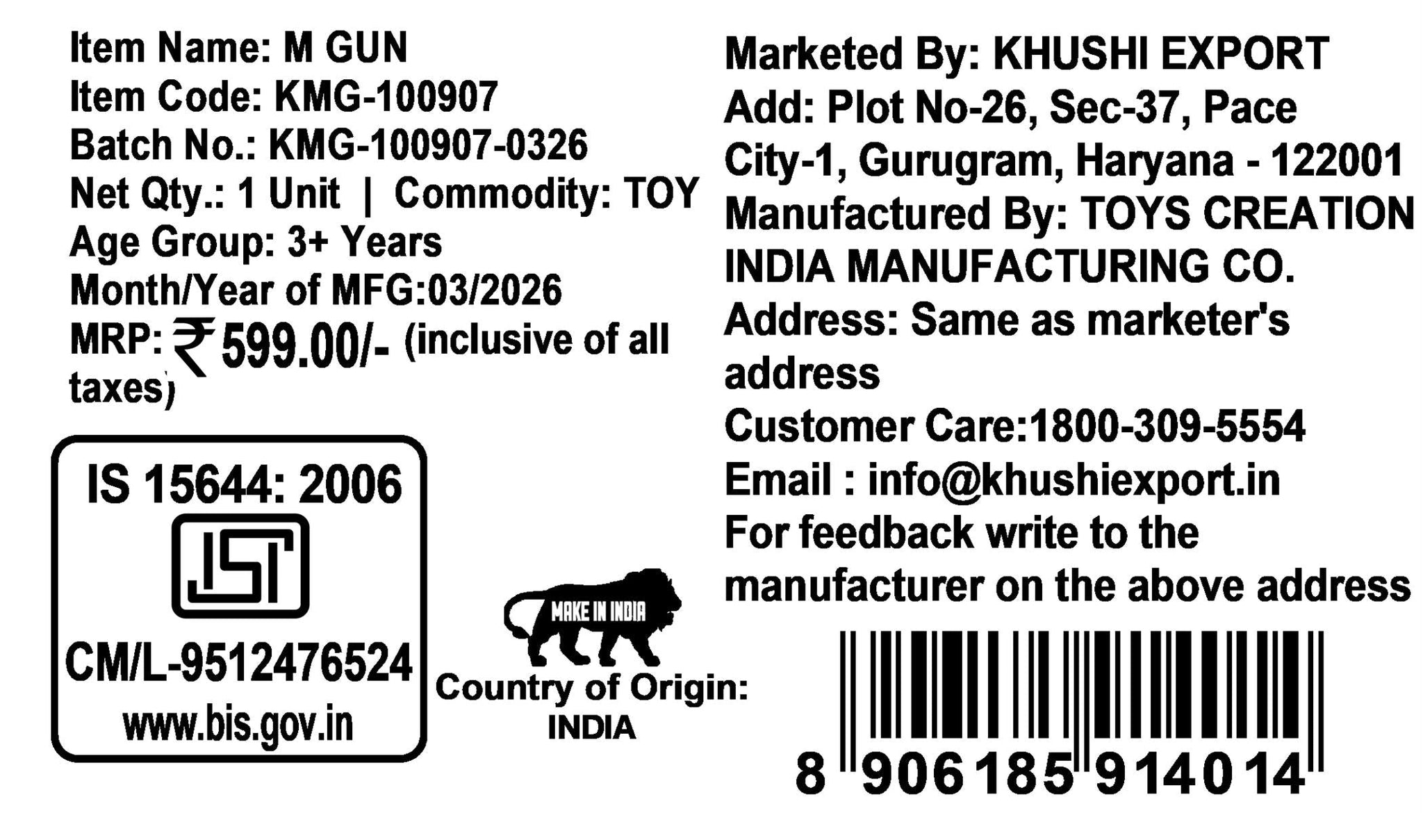 Kriiddaank Musical Gun Shooting Playset for Boys & Girls