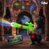 Kriiddaank Strike Gun Toy - Kids Safe Soft Bullet Blaster with Foam Bullets, Sound & Projection Lights