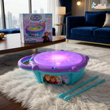 Kriiddaank Frozen Elsa & Anna Flash Drum Toy for Toddlers