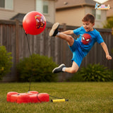 kriiddaank Spiderman Reflex Soccer Ball Solo Training Kit for Kids