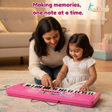Kriiddaank Disney Princess Keyboard Piano for Kids - 37 Keys Pink