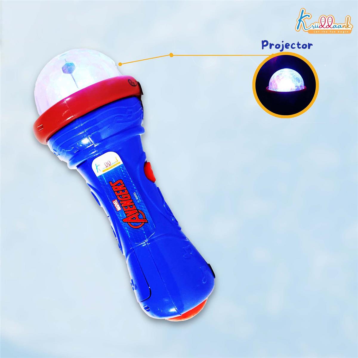 Kriiddaank Marvel Avengers Musical Microphone for Kids Blue
