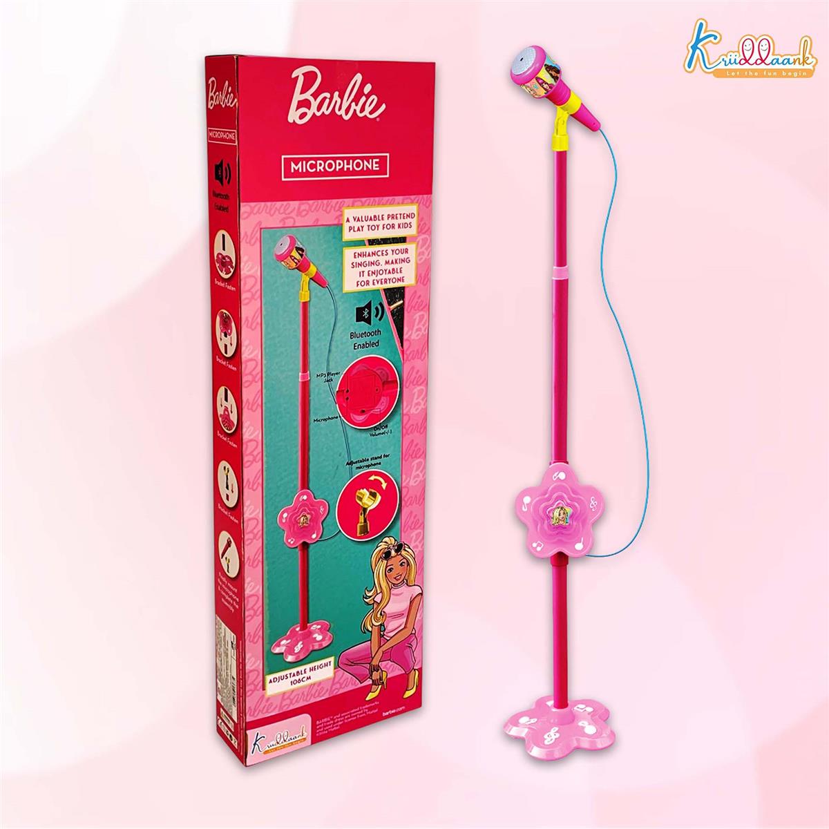 Kriiddaank Mattel Barbie Theme Microphone Pink