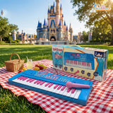 Kriiddaank Stitch Keyboard Piano for Kids - 37 Keys Electronic Organ with Microphone