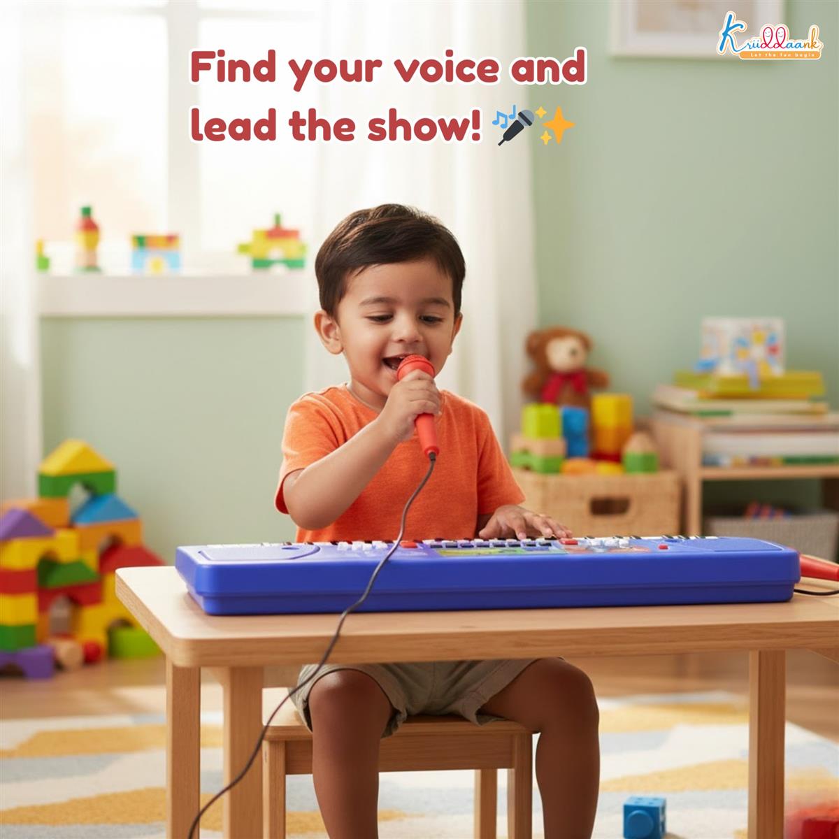 Kriiddaank Avengers Keyboard Piano for Kids - 61 Scale