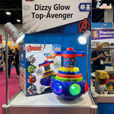 Kriiddaank Avengers Dizzy Glow Top - LED Light Up & Musical Spinning Toy for Kids