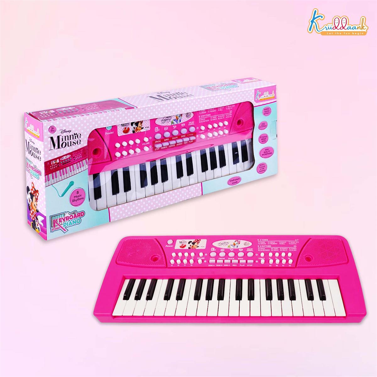 Kriiddaank Minnie Keyboard Piano for Kids - 37 Keys