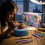 Kriiddaank Frozen Theme Pottery Wheel Kit for Kids